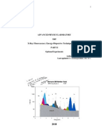 X-Ray Fluorescence: Energy-Dispersive Technique (EDXRF) : Advanced Physics Laboratory XRF