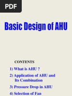 Basic Design of AHU (General)