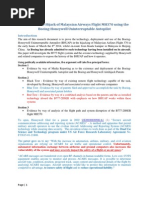 Evidence of The Hijack of Malaysian Airways Flight MH370 Using The Boeing-Honeywell Uninterruptable Autopilot