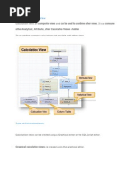 SAP HANA Calculation View