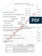 Compréhension 5ème Année 3ème Trimestre PDF