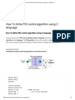 How To Write PID Control Algorithm Using C Language - TipsWell