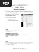 Ejercicios de SketchUp 1314