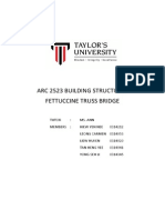 Building Structure: Fettucine Bridge