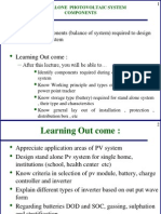 Stand Alone PV System Component