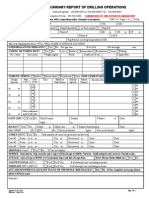 Summary Report Drilling Operations 