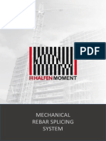 Halfen Coupler Mechanical Rebar Splicing