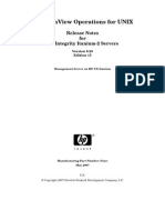 HP OpenView Operations For UNIX