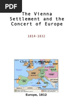 The Vienna Settlement and The Concert of