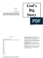 God's Big Story Blank Booklet