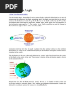 Declination Angle