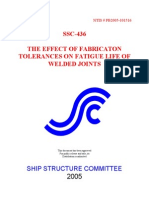 SSC-436 The Effect of Fabricaton Tolerances On Fatigue Life of Welded Joints