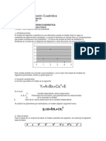 Análisis de Regresión Cuadrática