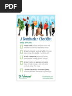 Nutritarian Checklist Gbombs Printable