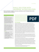 Mobile Backhaul Solution With Acx Series Universal Access Routers