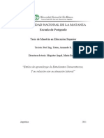 Estilos de Aprendizaje de Estudiantes Universitarios Y Su Relacion Con Su Situacion Laboral.