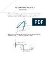 Mek 205E Engineering Mechanics: Homework 1