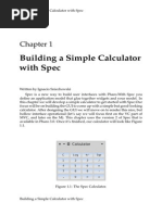 A Calculator in Pharo Smalltalk Using Spec