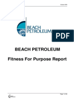 Beach Fitness For Purpose Report