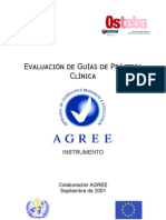 AGREE Instrumento de Evaluacion de Guias Clinicas Es