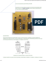 Módulo de Comunicaciones Serie RS-232 y RS-485 PDF