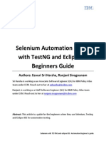 Selenium TESTNG and Eclipse IDE