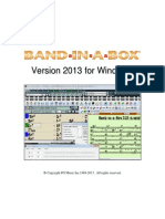 Band-in-a-Box 2013 Manual PDF