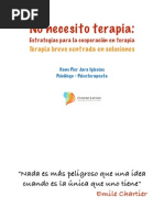 Terapia Breve Centrada en Soluciones - No Necesito Terapia