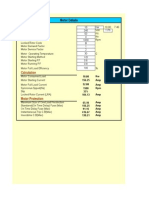 Motor Details: Calculation