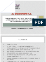 Al-Bai Bithaman Ajil The Shari'ah and Legal Issues On Its Application As A Financing Facility: The Malaysian Experience