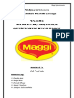 Maggi Questionnaire