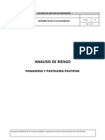 Analisis de Riesgo de Una Panificadora