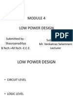 Low Power Design Logic Level