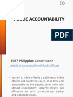 Public Accountability - Lecture