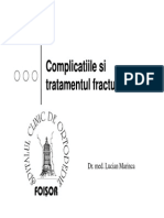 Complicatii Fracturi PDF