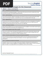 TE - TT - Learning Technologies - Course Outline - 0 PDF