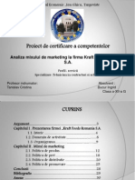 Atestat Mixul de Marketing Kraft Foods