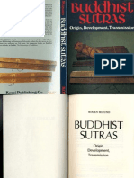 Buddhist Sutras, Their Original, Development, Tranmission - K Mizuno (1982)