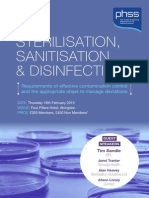 Sterilisation, Sanitisation & Disinfection