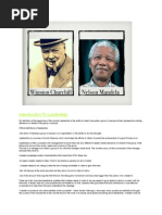 Leadership Project - Mandela and Winston Churchill