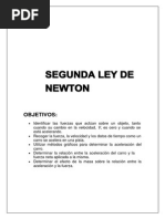 Segunda Ley de Newton