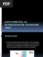 Espectrometría de Retrodispersión Rutherford (RBS)