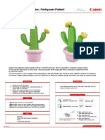 Cactus: Prickly Pear (Pattern) : Instructions Assembly Tip