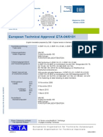 European Technical Approvel ETA