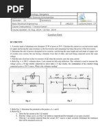 Question Bank - 14ELE15