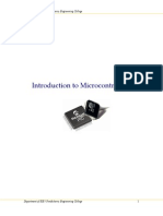 Introduction To Microcontrollers: Department of EIE / Pondicherry Engineering College