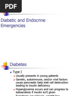 Diabetic and Endocrine Emergencies