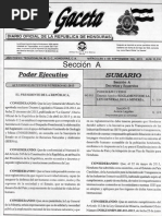 AE 042-2013 - HN - Reglamento Ley Gral Minería PDF