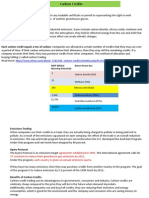 Carbon Credits Lecture Note