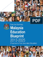 Malaysia Education Blueprint 2013-2025 Executive Summary